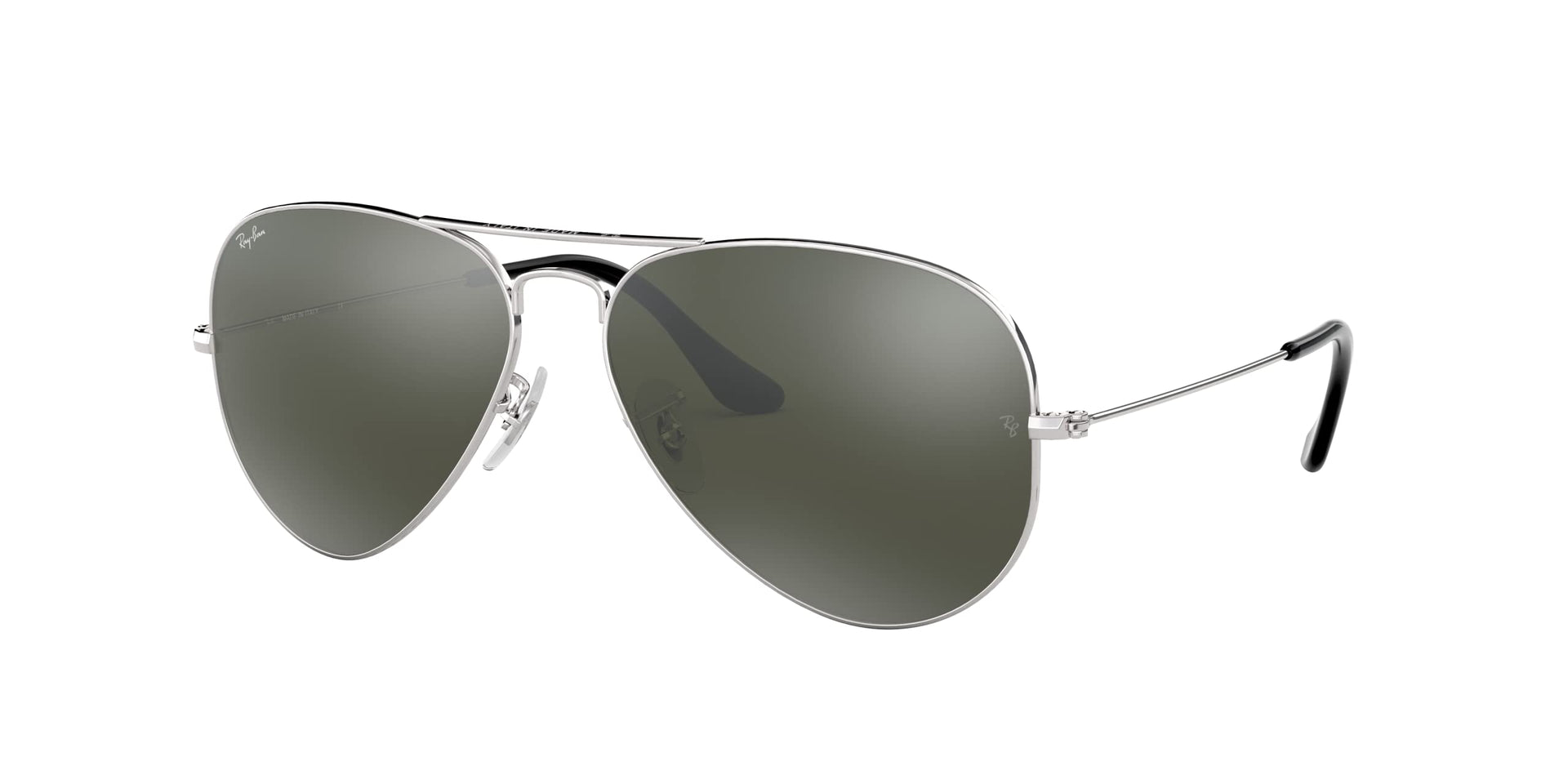 Ray-Ban Aviator RB3025 Sunglasses - Silver/Crystal Grey Mirrored / 58 mm - 805289005612 - Additional Image 1