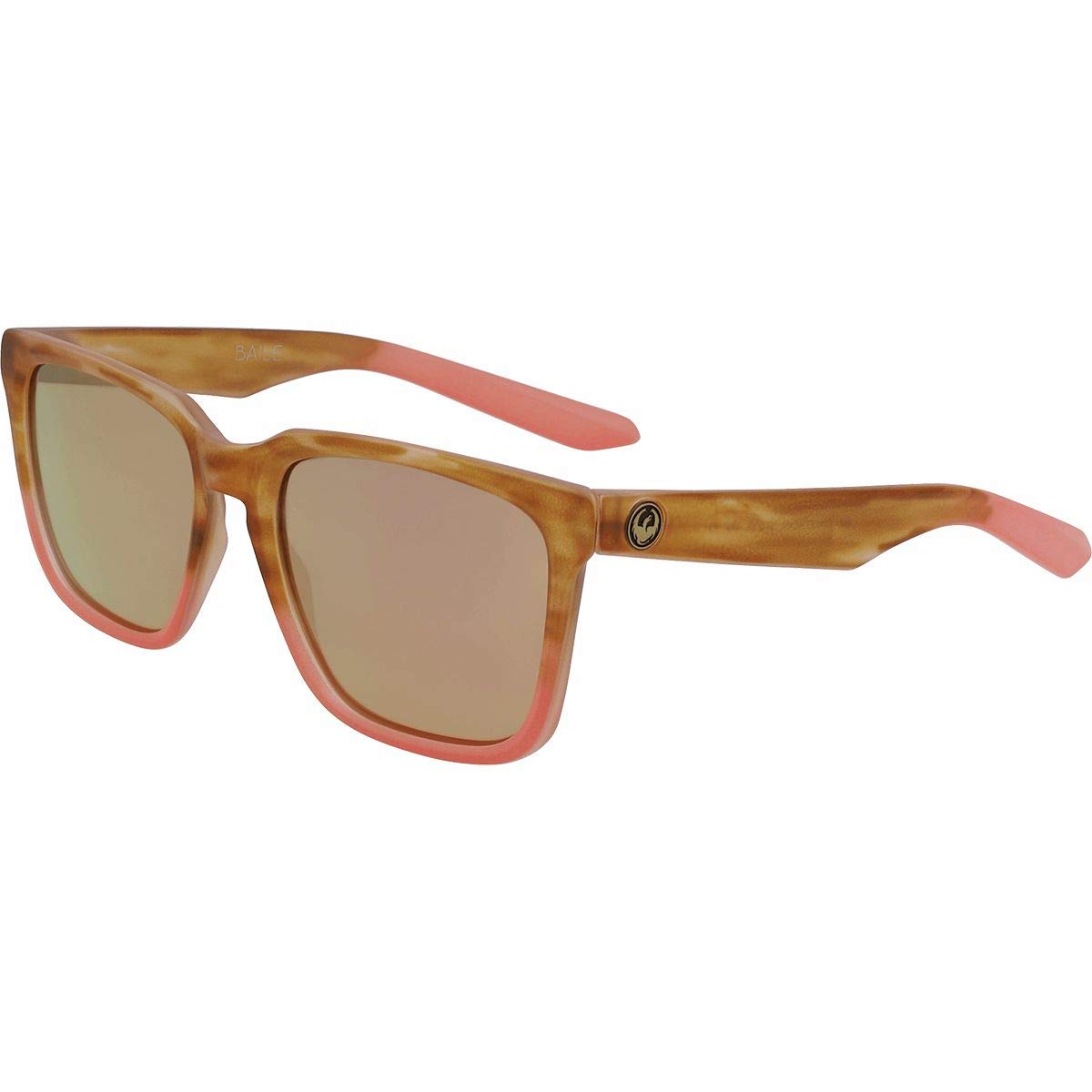 Dragon Alliance DR BAILE ION Dragon Baile 681 Sunset Horn Baile Square Sunglasses - Default Title - X002J438OB