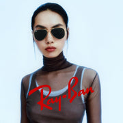Ray-Ban Aviator RB3025 Sunglasses Batch 3 - Shiny Gold/G-15 Green / 58 mm - X002RFCU23 - Additional Image 4