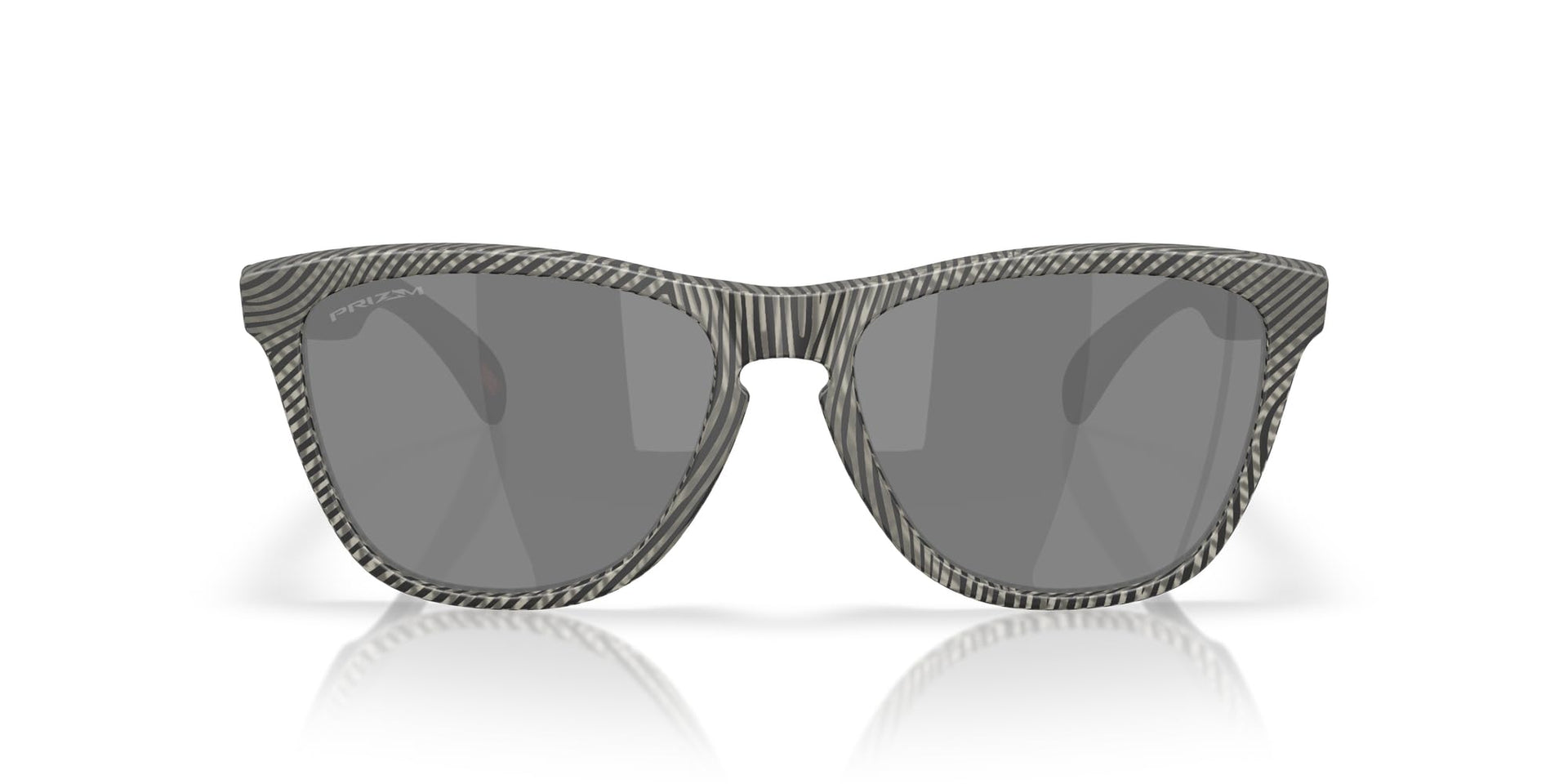 Oakley Frogskins Sunglasses - Matte Grey Ink Fingerprint/Prizm Black / 55 mm - 888392664235