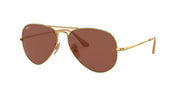 Ray-Ban Aviator Metal II RB3689 Sunglasses - Gold/Polarized Purple / 58 mm - X002C8O1TF - Additional Image 1