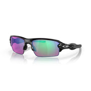Oakley Flak Low Bridge Fit Sunglasses - Polished Black / Prizm Golf / Standard - X0024Z7A2V