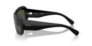 Ray-Ban Beate RB2212 Sunglasses - Black/Green / 56 mm (X0045V87JH) - X0045V87JH - Additional Image 2