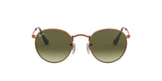 Ray-Ban Metal Glasses RB3447 Sunglasses - Medium Bronze/Green Gradient Brown / 53 mm - 8053672684360