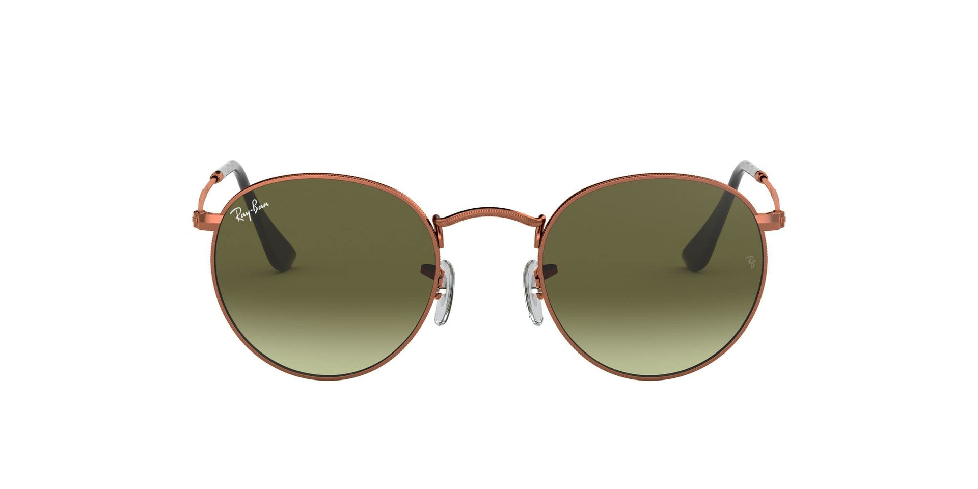 Ray-Ban Metal Glasses RB3447 Sunglasses - Medium Bronze/Green Gradient Brown / 53 mm - 8053672684360