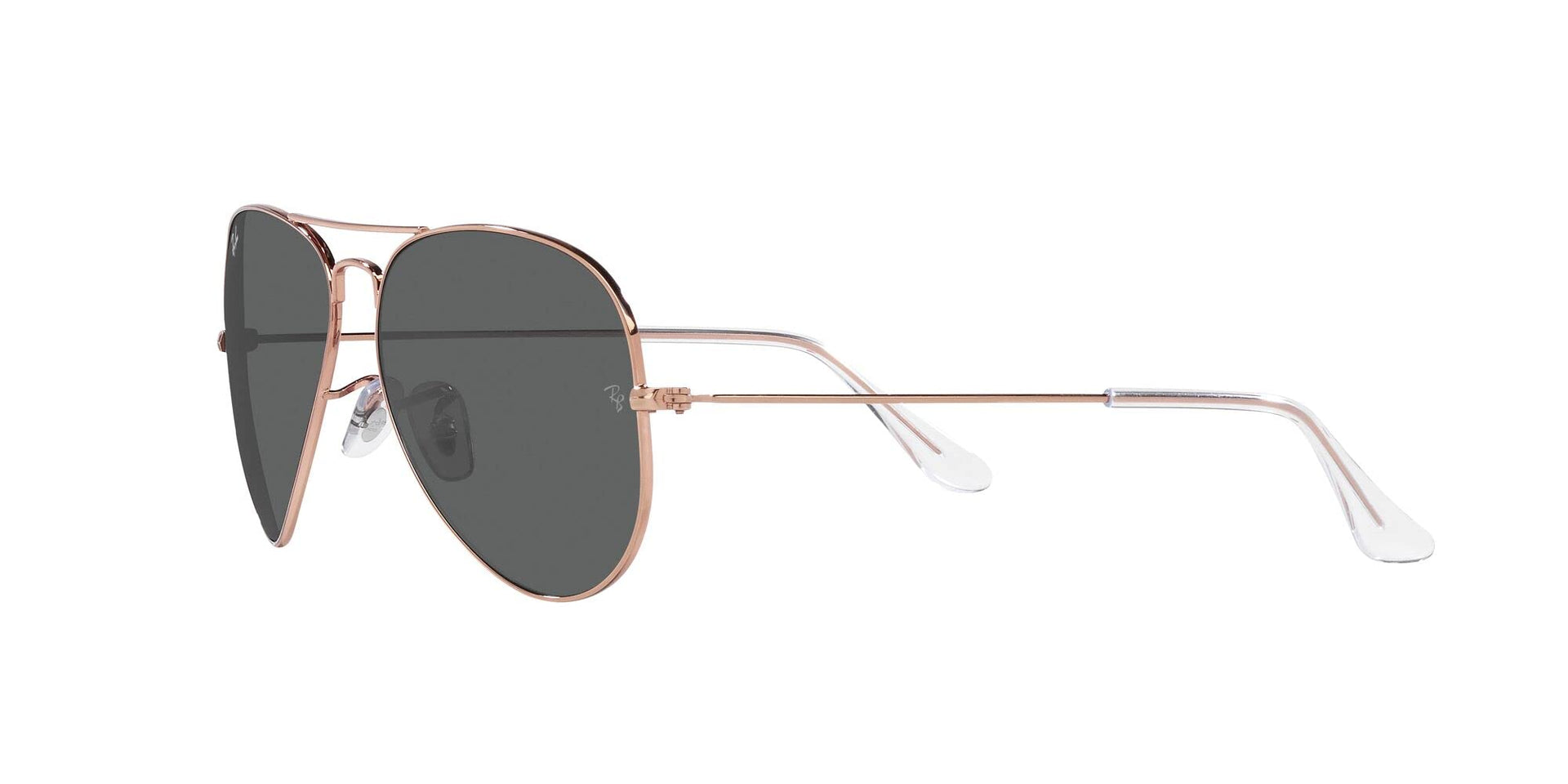Ray-Ban Aviator RB3025 Sunglasses Batch 2 - Rose Gold/Dark Grey / 55 mm - 8056597855860 - Additional Image 3