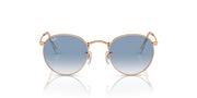 Ray-Ban Metal Glasses RB3447 Sunglasses - Rose Gold/Clear Gradient Blue / 53 mm - 8056262051696