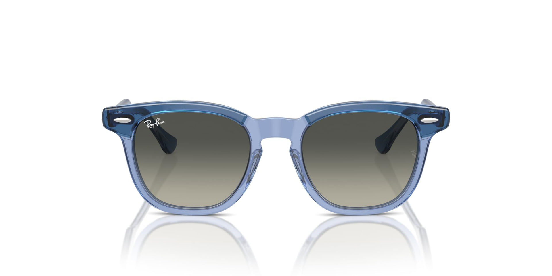 Ray-Ban RJ9098S Sunglasses - Top Violet on Transparent Violet/Grey Gradient / 45 mm - 8056262047163