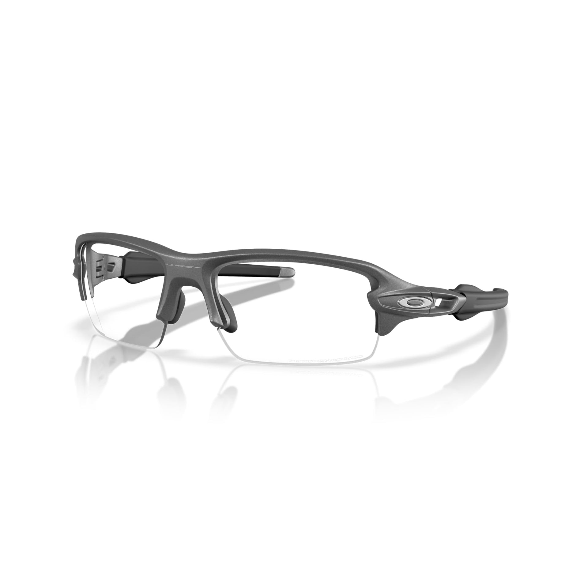 Oakley Flak Sunglasses - Steel / Clear to Black Iridium Transition / Standard - 888392668967
