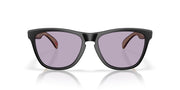 Oakley Frogskins Low Bridge Fit Sunglasses - Matte Black/Brown/Prizm Slate / 54 mm - 888392640116