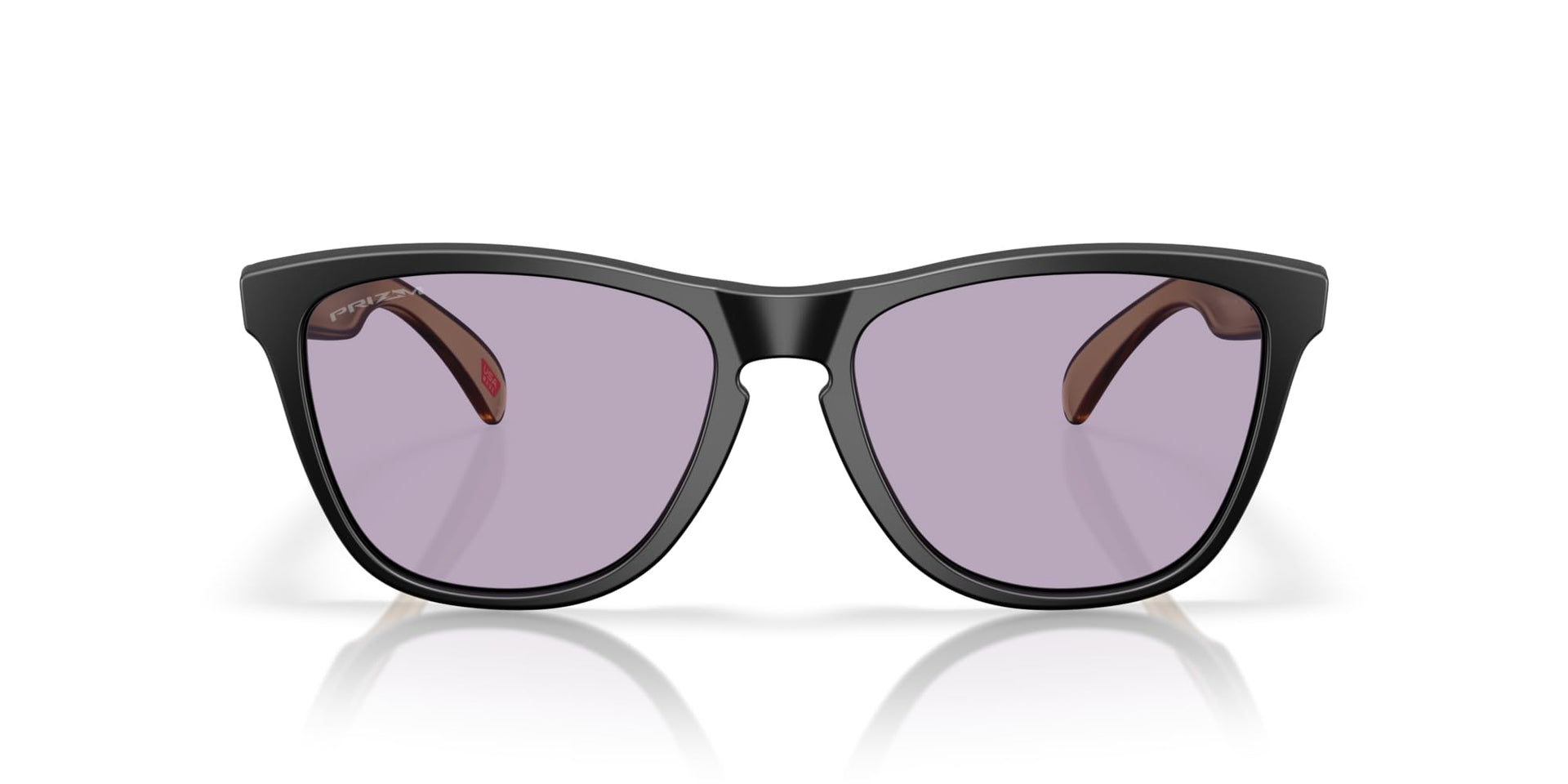 Oakley Frogskins Low Bridge Fit Sunglasses - Matte Black/Brown/Prizm Slate / 54 mm - 888392640116