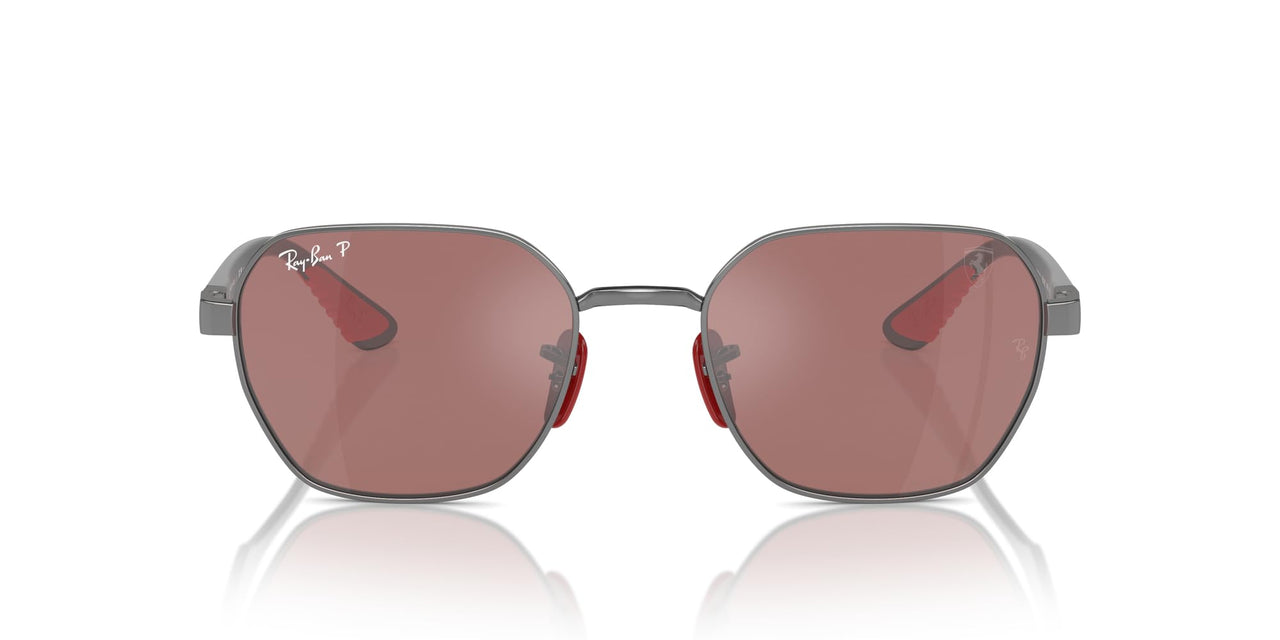Ray-Ban Scuderia Ferrari Collection Chromance RB3794M Sunglasses - Gunmetal/Purple Mirrored Silver Polarized / 54 mm - 8056262012093