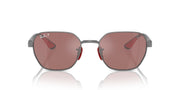 Ray-Ban Scuderia Ferrari Collection Chromance RB3794M Sunglasses - Gunmetal/Purple Mirrored Silver Polarized / 54 mm - 8056262012093