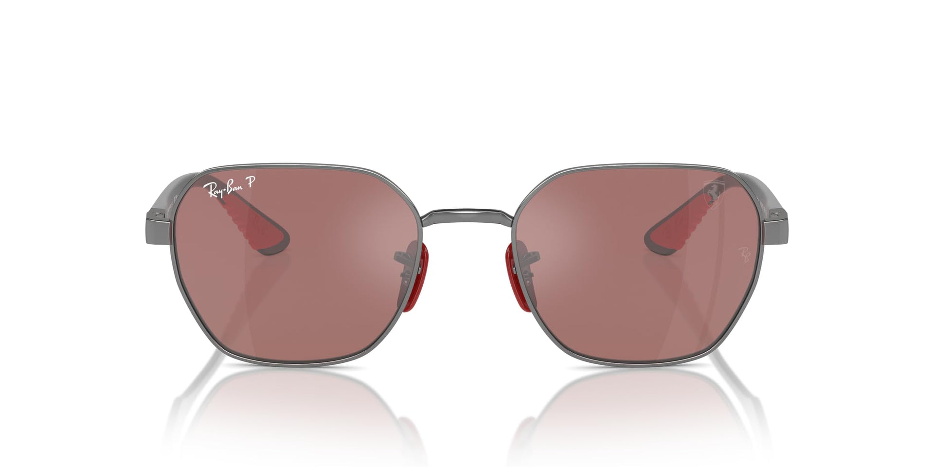 Ray-Ban Scuderia Ferrari Collection Chromance RB3794M Sunglasses - Gunmetal/Purple Mirrored Silver Polarized / 54 mm - 8056262012093