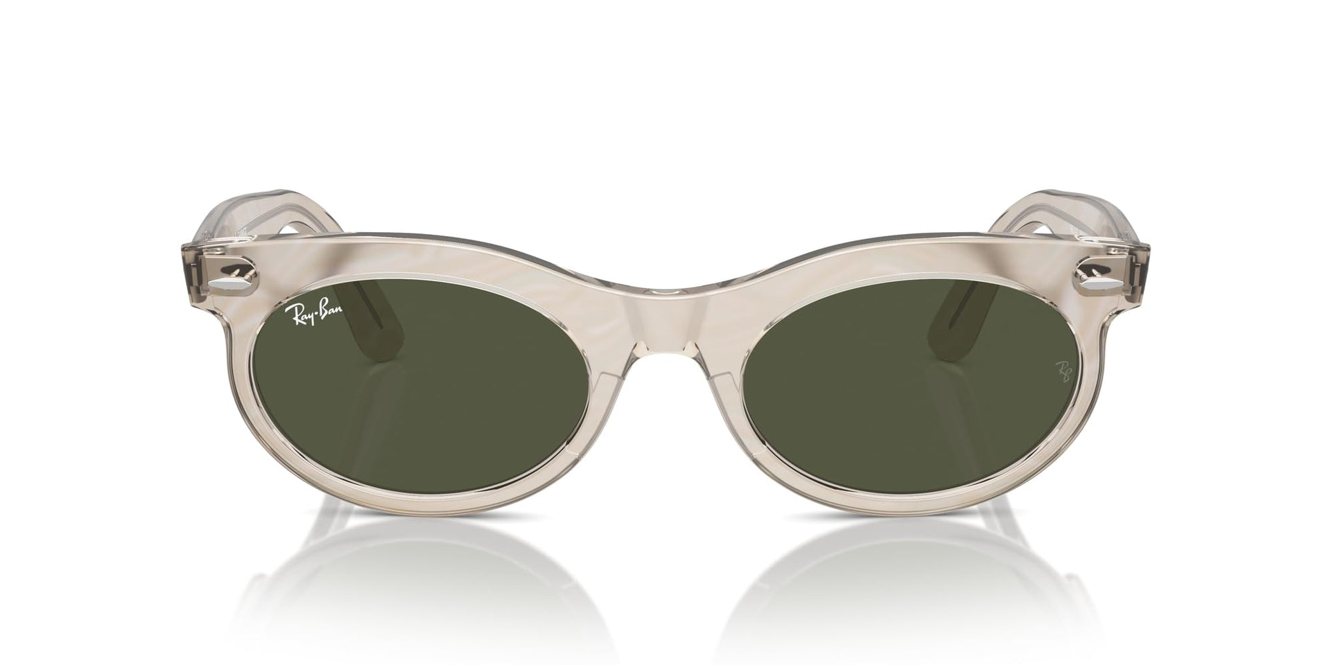 Ray-Ban Wayfarer Oval RB2242 Sunglasses - Photochromic Frame Waves Grey/Green / 53 mm - 8056262134030