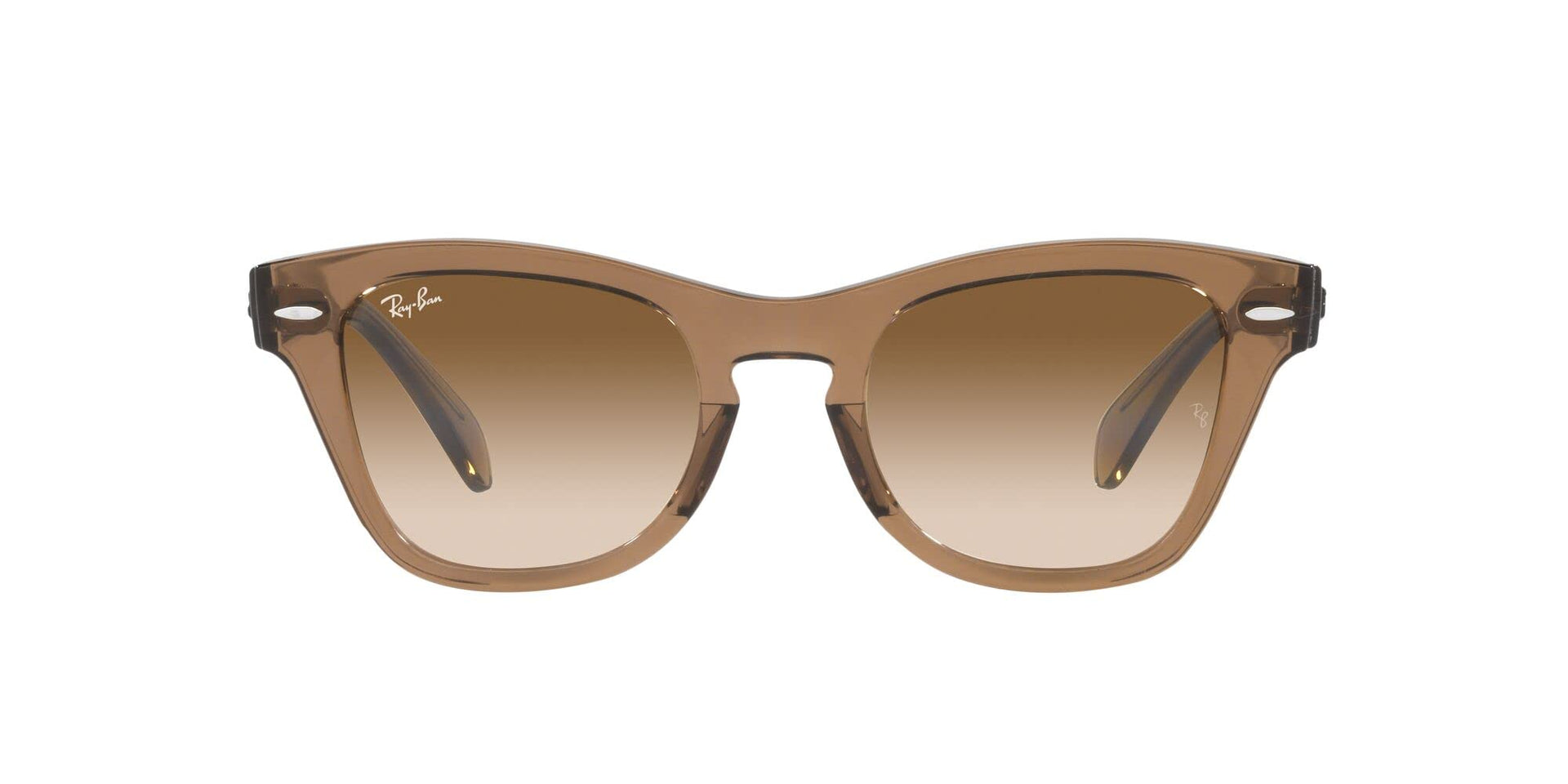 Ray-Ban RB0707S Sunglasses - Transparent Light Brown/Clear Brown Gradient / 53 mm - 8056597720328