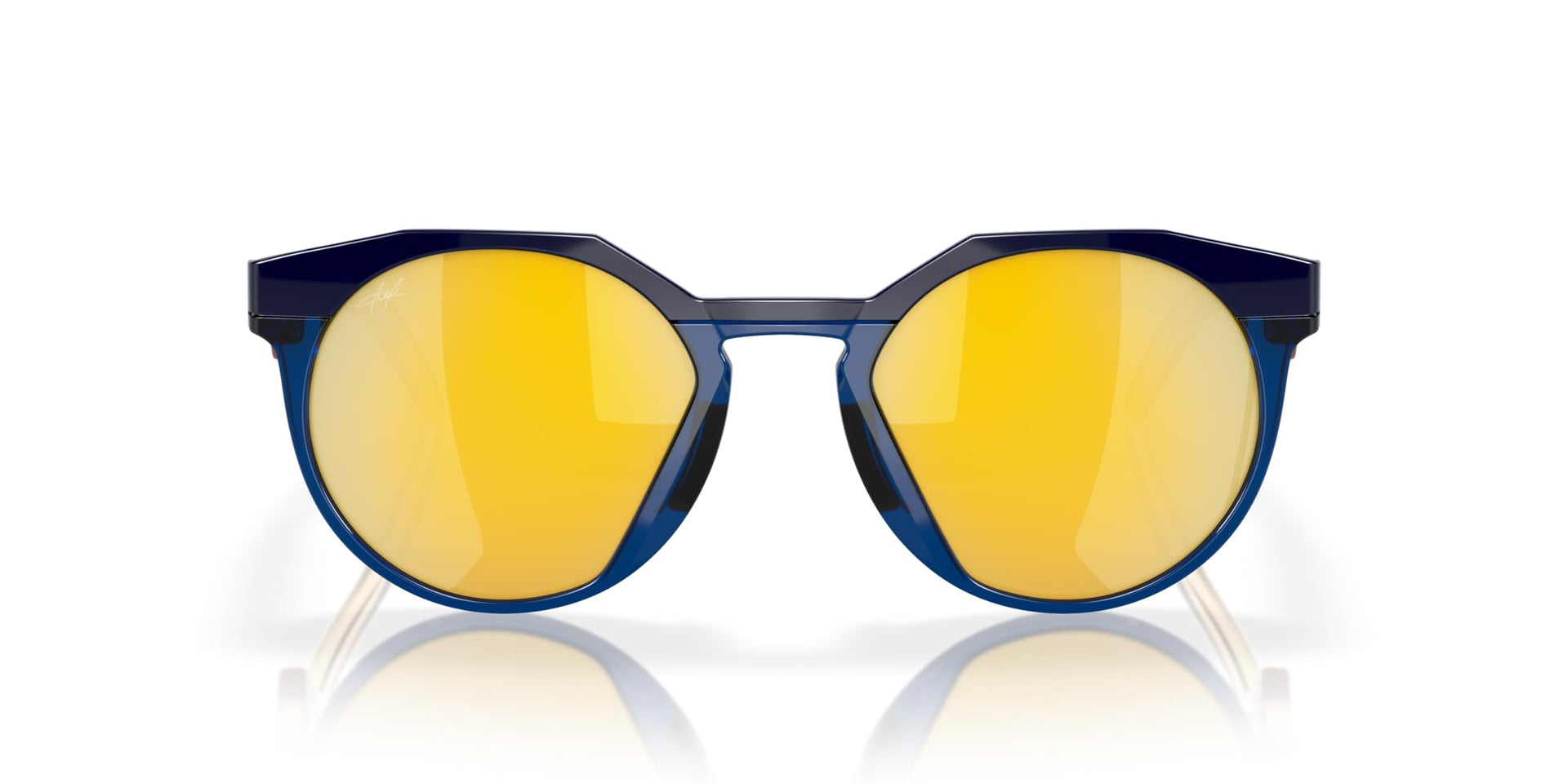 Oakley Hstn Sunglasses - Navy/Trans Blue/Prizm 24k Polarized / 52 - 888392623317