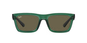 Ray-Ban Warren RB4396 Sunglasses - Transparent Green/Brown / 54 mm - 8056597829205