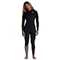 Billabong Womens 3/2mm Furnace Comp Chest Zip Fullsuit - Midnight Trails / 10