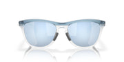 Oakley Frogskins Range Sunglasses - Transparent Stonewash/Clear/Prizm Deep Water Polarized / Large - 888392611710