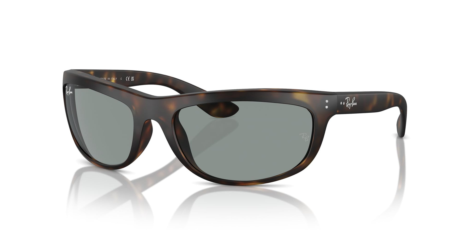 Ray-Ban Balorama RB4089 Sunglasses - Matte Havana/Blue / 62 mm - 8056262051733 - Additional Image 1