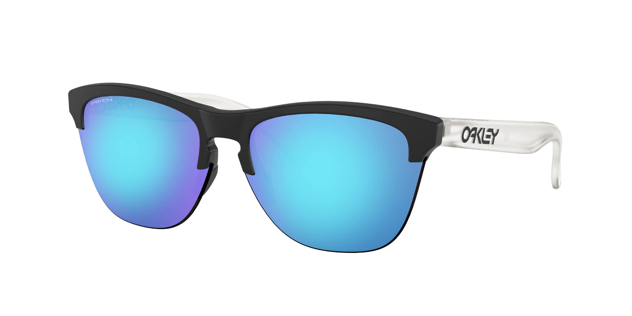 Oakley OO9374 Frogskins Lite Sunglasses - Matte Black / Medium - 888392326843