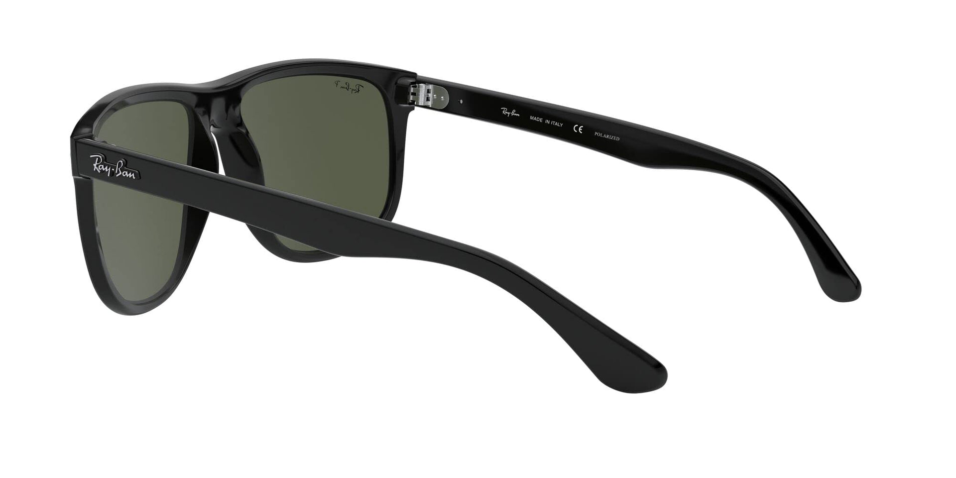 Ray-Ban Boyfriend RB4147 Sunglasses - Black/Polarized Dark Green / 60 mm - 805289391616 - Additional Image 4