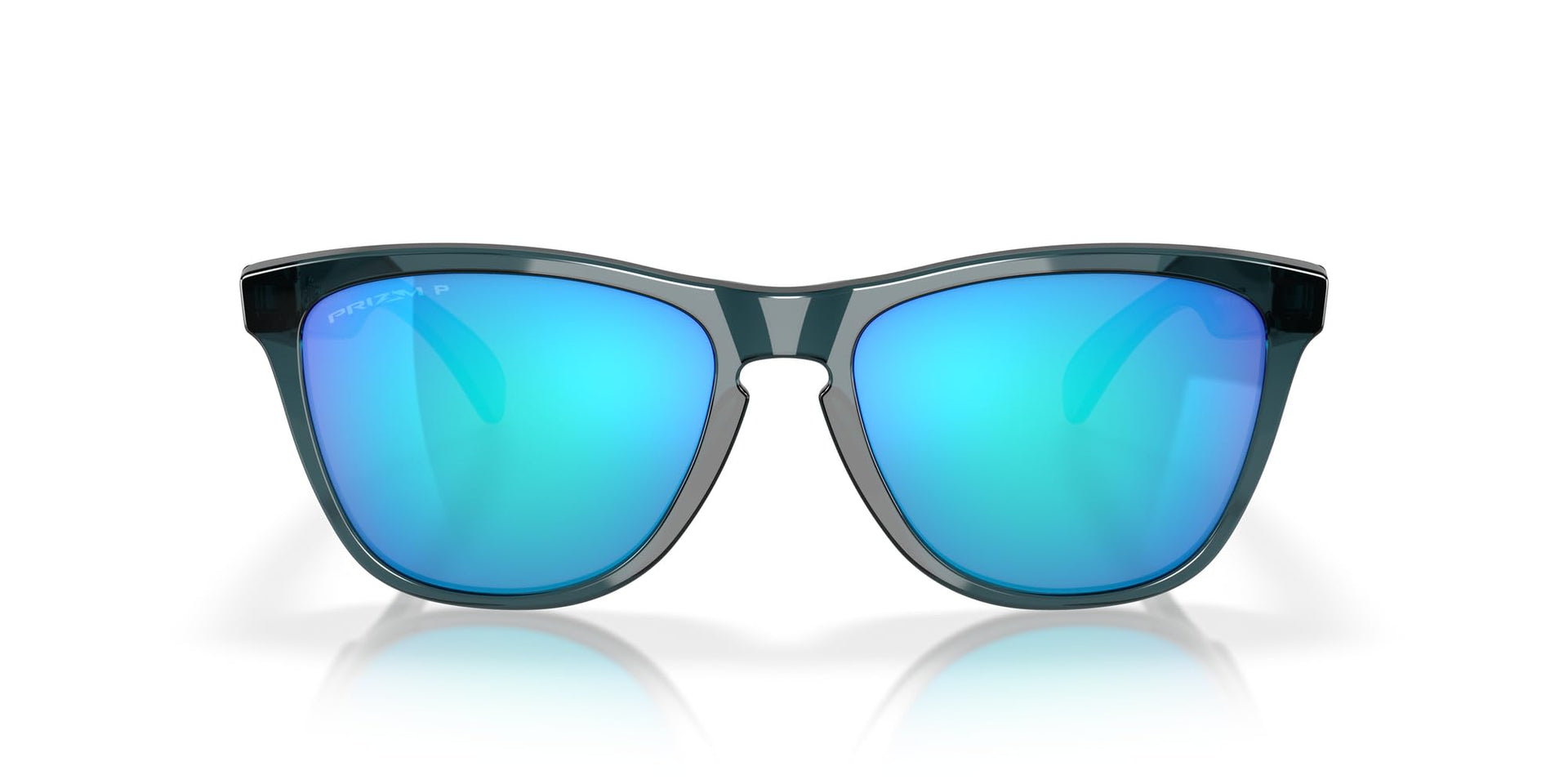 Oakley Frogskins Sunglasses - Crystal Black/Prizm Sapphire Iridium Polarized / 55 mm - 888392406989