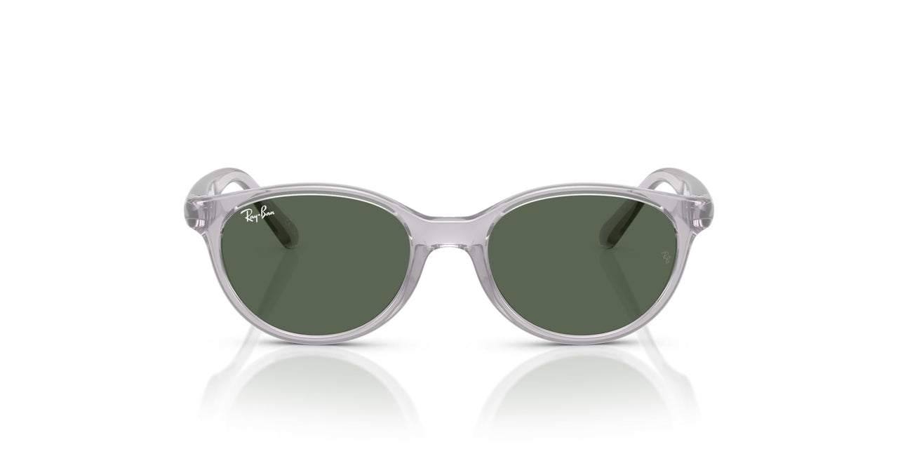 Ray-Ban RJ9080S Sunglasses - Transparent Grey/Dark Green / 45 mm - 8056262282069