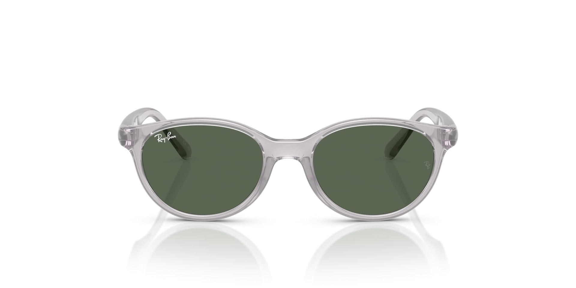 Ray-Ban RJ9080S Sunglasses - Transparent Grey/Dark Green / 45 mm - 8056262282069
