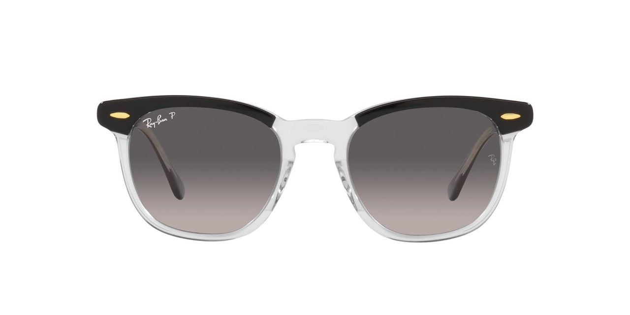 Ray-Ban Hawkeye RB2298 Sunglasses - Black on Transparent/Grey Gradient Polarized / 52 mm - 8056597626705