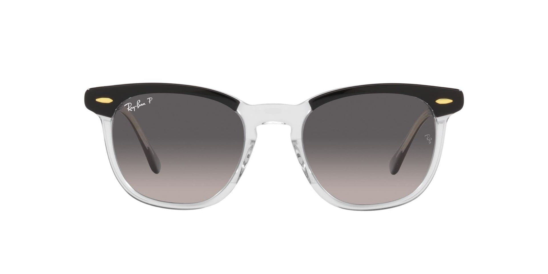 Ray-Ban Hawkeye RB2298 Sunglasses - Black on Transparent/Grey Gradient Polarized / 52 mm - 8056597626705