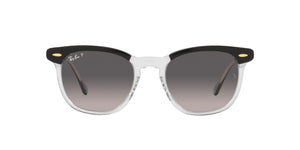 Black on Transparent/Grey Gradient Polarized
