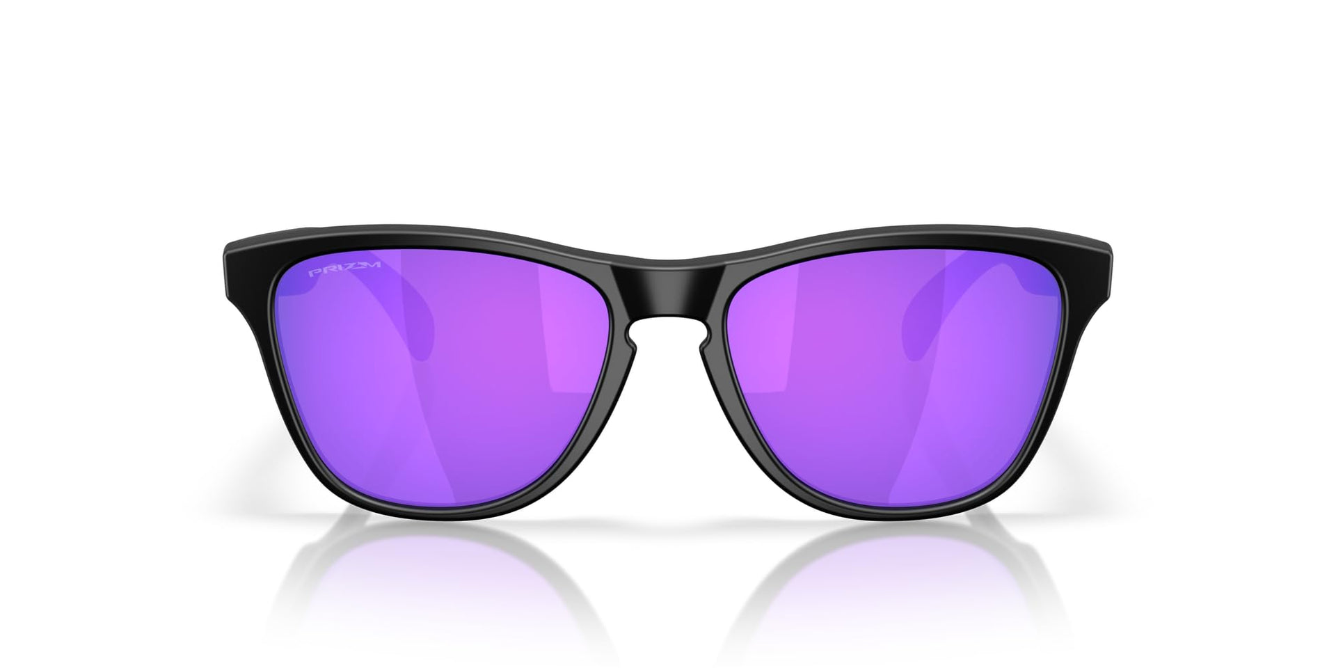 Oakley Frogskins Sunglasses - Matte Black/Prizm Violet / 53 mm - 888392668738