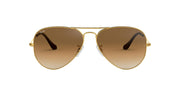 Ray-Ban Aviator RB3025 Sunglasses - Gold/Clear Gradient Brown / 62 mm - 805289305040