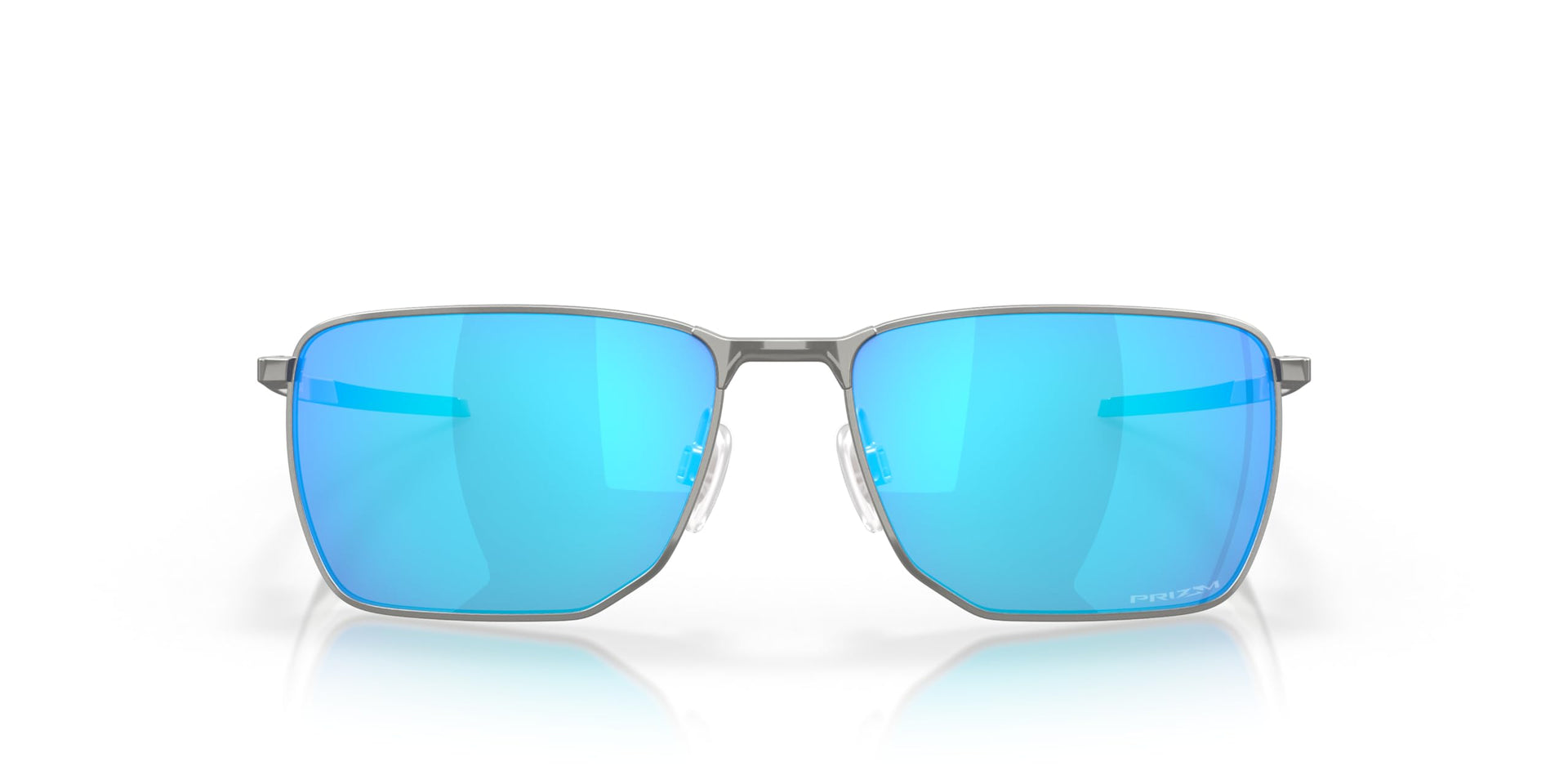 Oakley Ejector Sunglasses - Satin Chrome/Prizm Sapphire / 58 - 888392489180