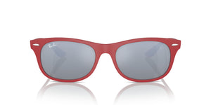 Matte Red/Green Mirrored Silver