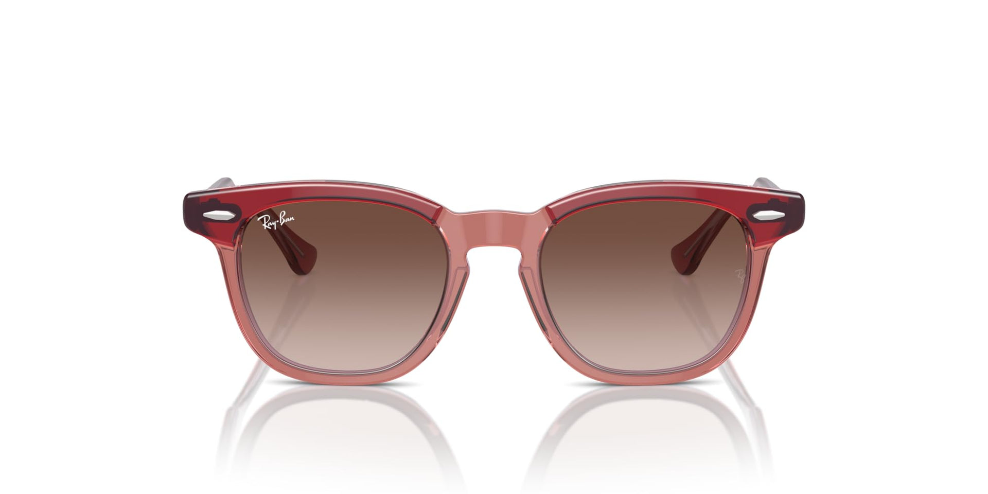Ray-Ban RJ9098SF Sunglasses - Top Red/Orange/Light Purple/Brown Gradient / 47 mm - 8056262077481