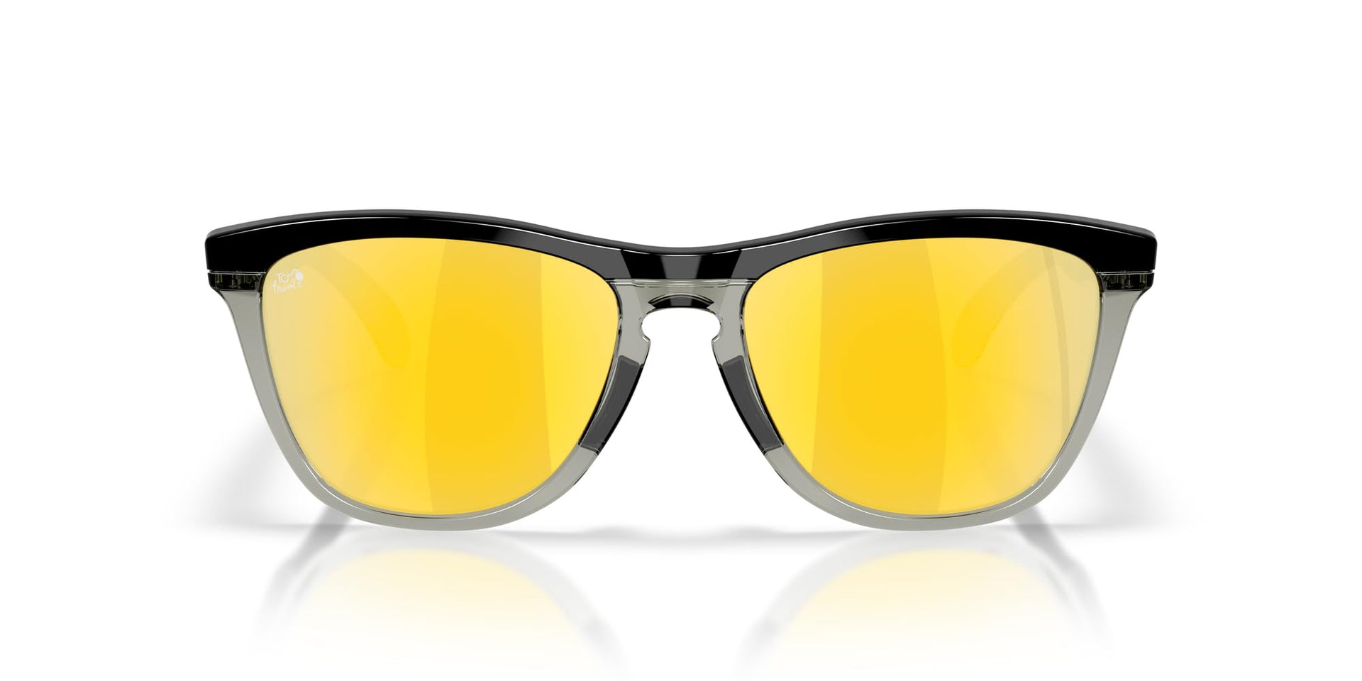 Oakley Frogskins Range Sunglasses - Matte Black/Prizm 24k Polarized / 55 mm - 888392663436