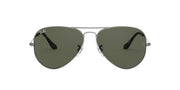Ray-Ban Aviator RB3025 Sunglasses Batch 3 - Sand Transparent Grey/G-15 Green / 55 mm - X002BXCG7P