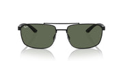 Ray-Ban RB3737 Sunglasses - Black/Dark Green / 60 mm - 8056262041888
