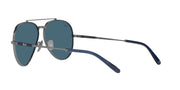 Ray-Ban Aviator Titanium RB8225 Sunglasses - Gunmetal/Polarized Blue / 58 mm - X0037JCMNF - Additional Image 4