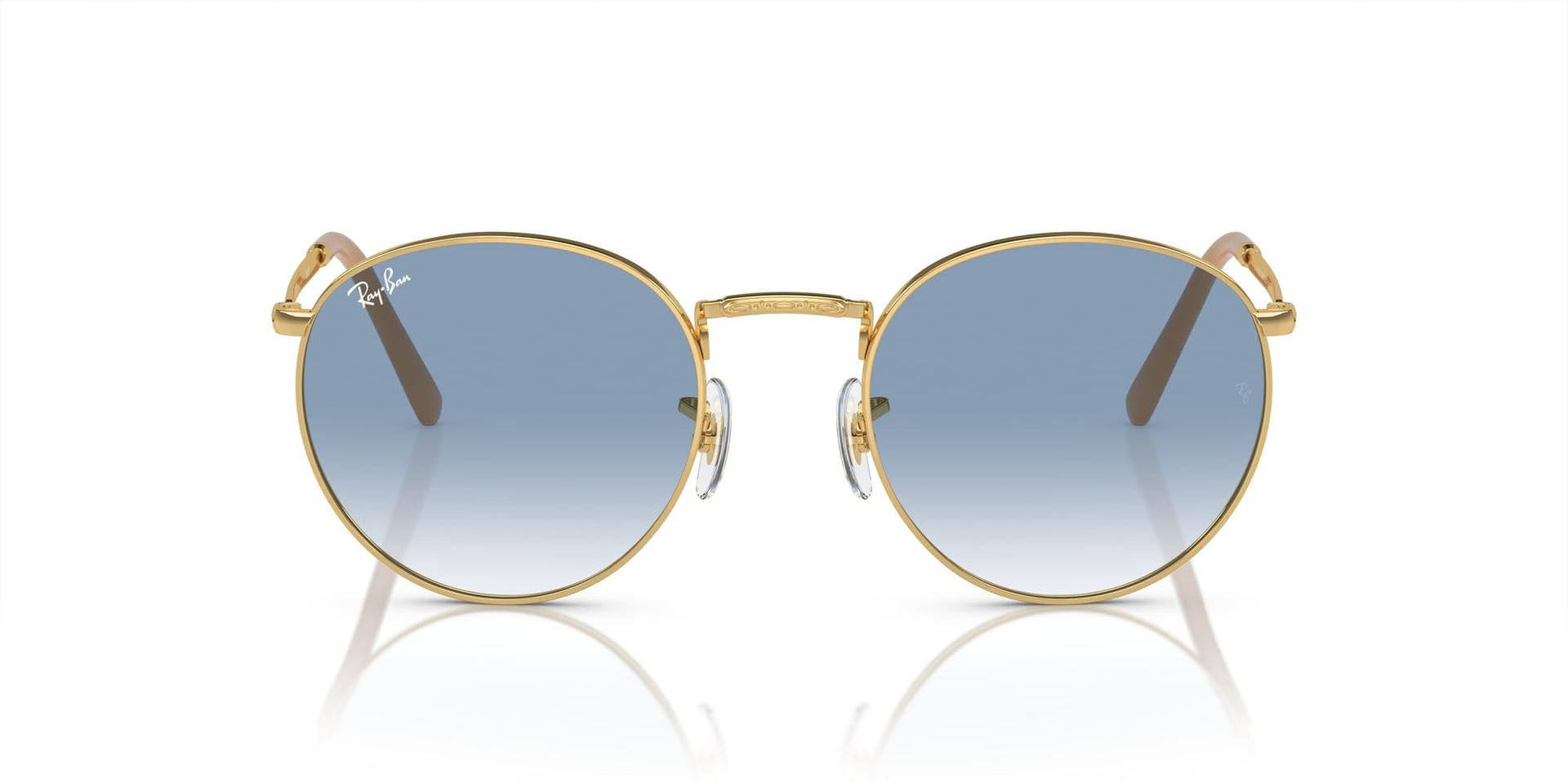 Ray-Ban RB3637 Sunglasses - Gold/Clear Gradient Blue / 53 mm - 8056597948333