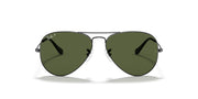 Ray-Ban Aviator RB3025 Sunglasses Batch 2 - Gunmetal/Polarized G-15 Green / 58 mm - X001DIBS91