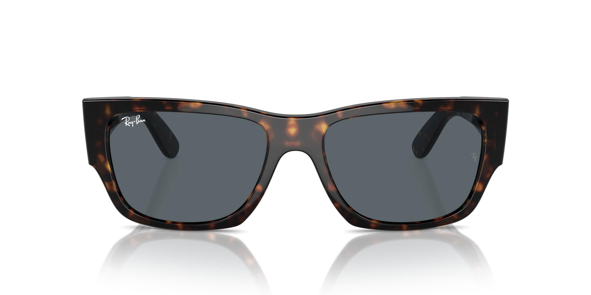 Ray-Ban Carlos Low Bridge Fit RB0947SF Sunglasses - Havana/Blue / 56 mm - 8056262098967