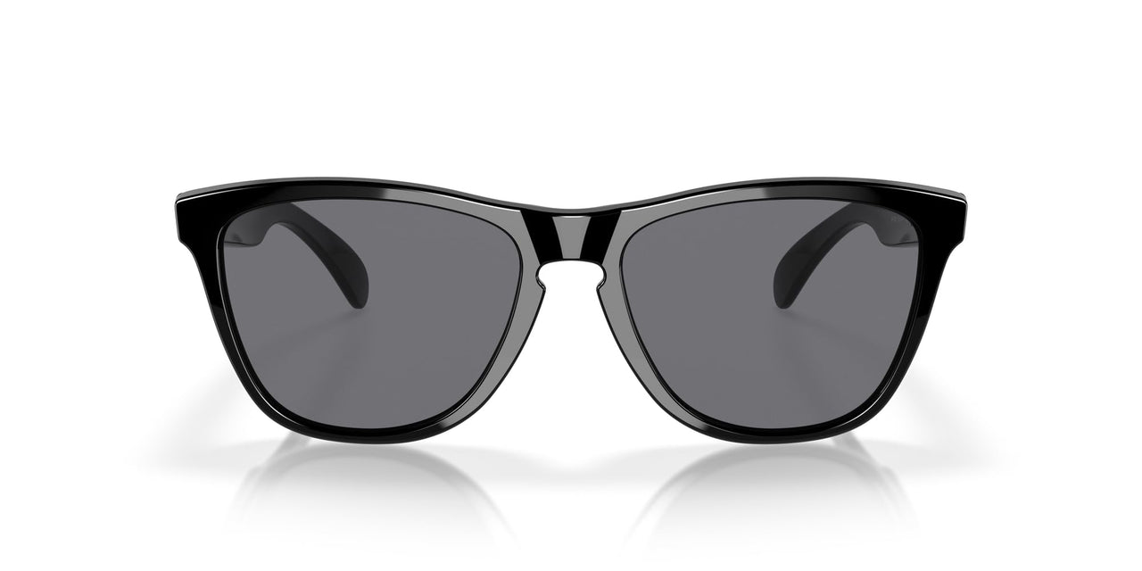 Oakley OO9013 Frogskins Sunglasses - Polished Black/Grey / 55 mm - 700285554686