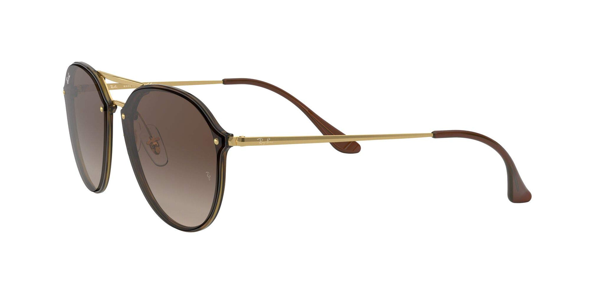 Ray-Ban Blaze Double Bridge RB4292N Sunglasses - Light Havana/Brown Gradient Dark Brown / 62 mm - 8053672837865 - Additional Image 3