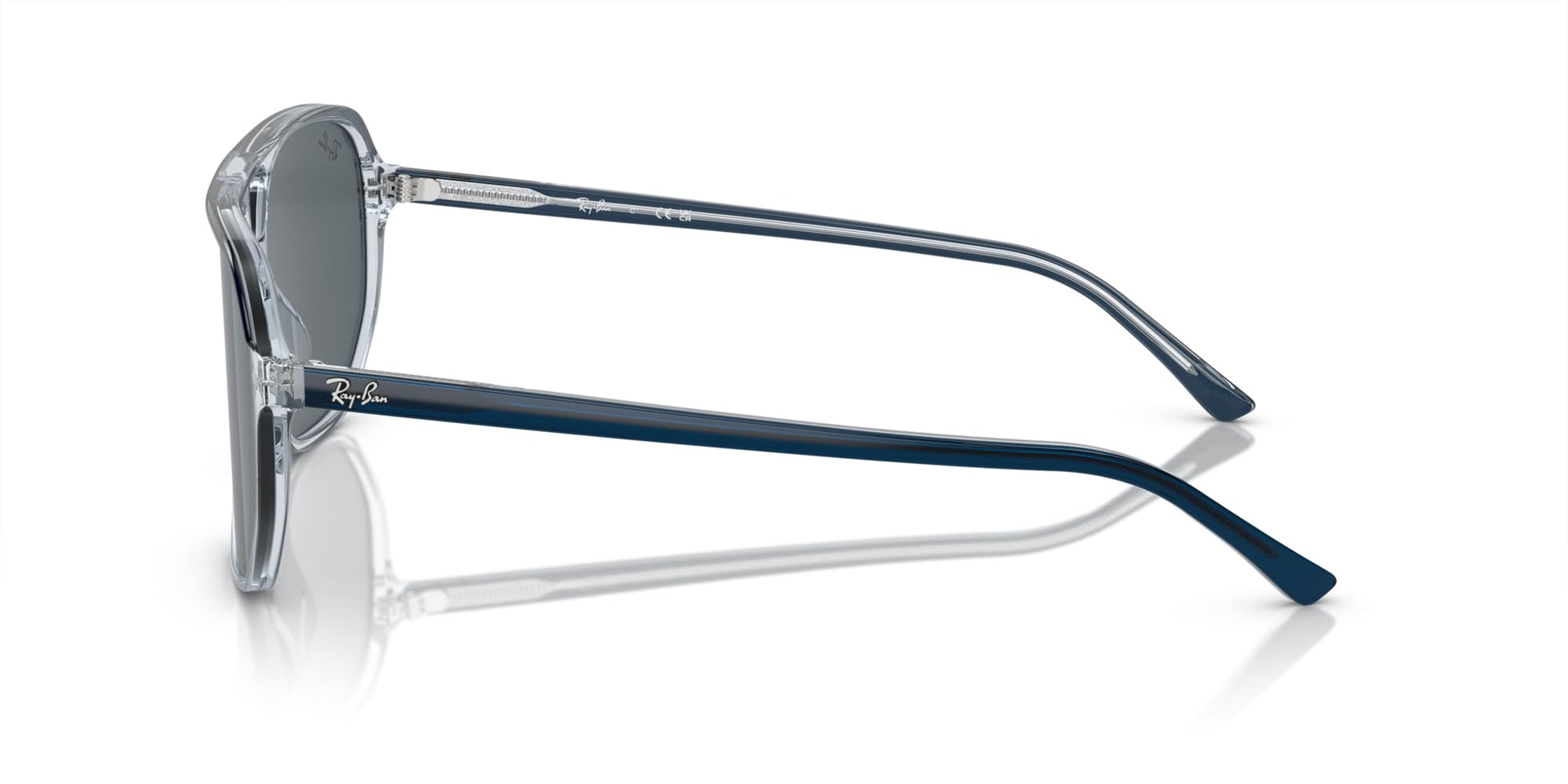 Ray-Ban Bill One RB2205 Sunglasses - Blue on Transparent Blue/Blue / 57 mm - 8056597936200 - Additional Image 2