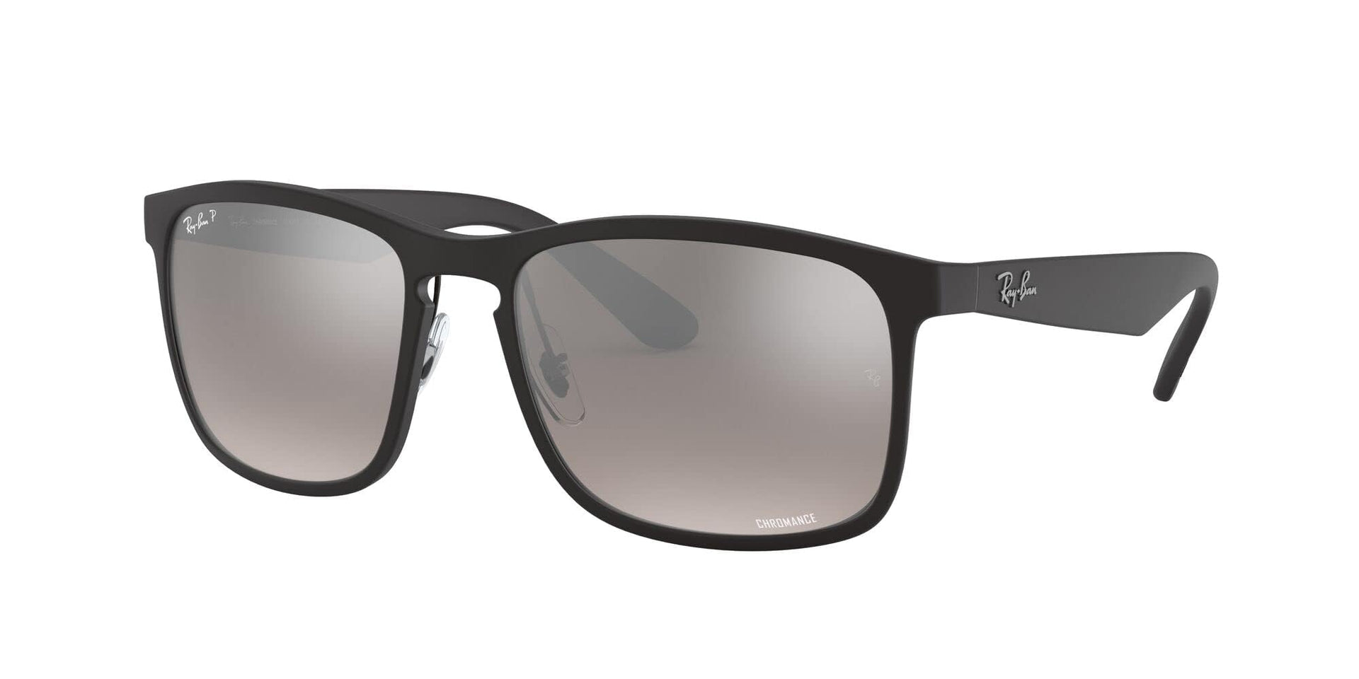 Ray-Ban Chromance RB4264 Sunglasses - Matte Black/Polarized Grey Mirror Silver / 58 mm - 8056597036030