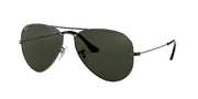 Ray-Ban Aviator RB3025 Sunglasses - Gunmetal/Grey Green / 58 mm - 805289601708